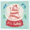 Naughty and Nice Bright by Janelle Penner 14" x 14" Canvas Wall Art (Set of 2)